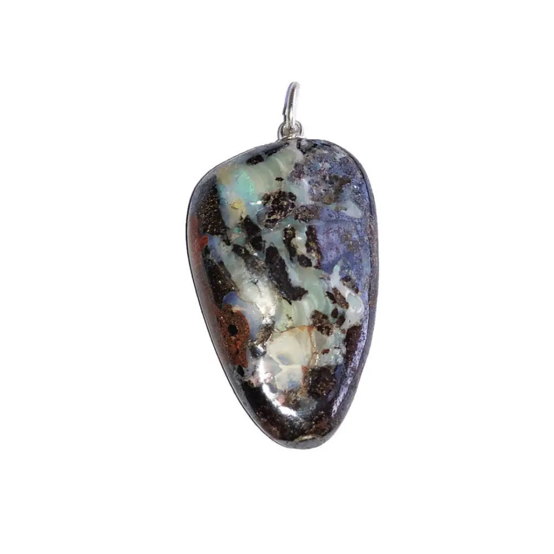 Australian Opal Pendant - Tumbled Stone