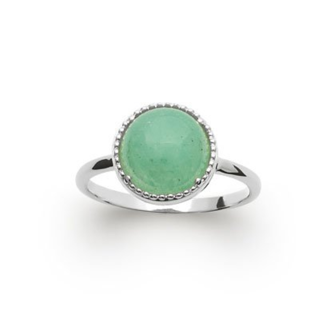 Aventurine ‘Constantine’ Ring