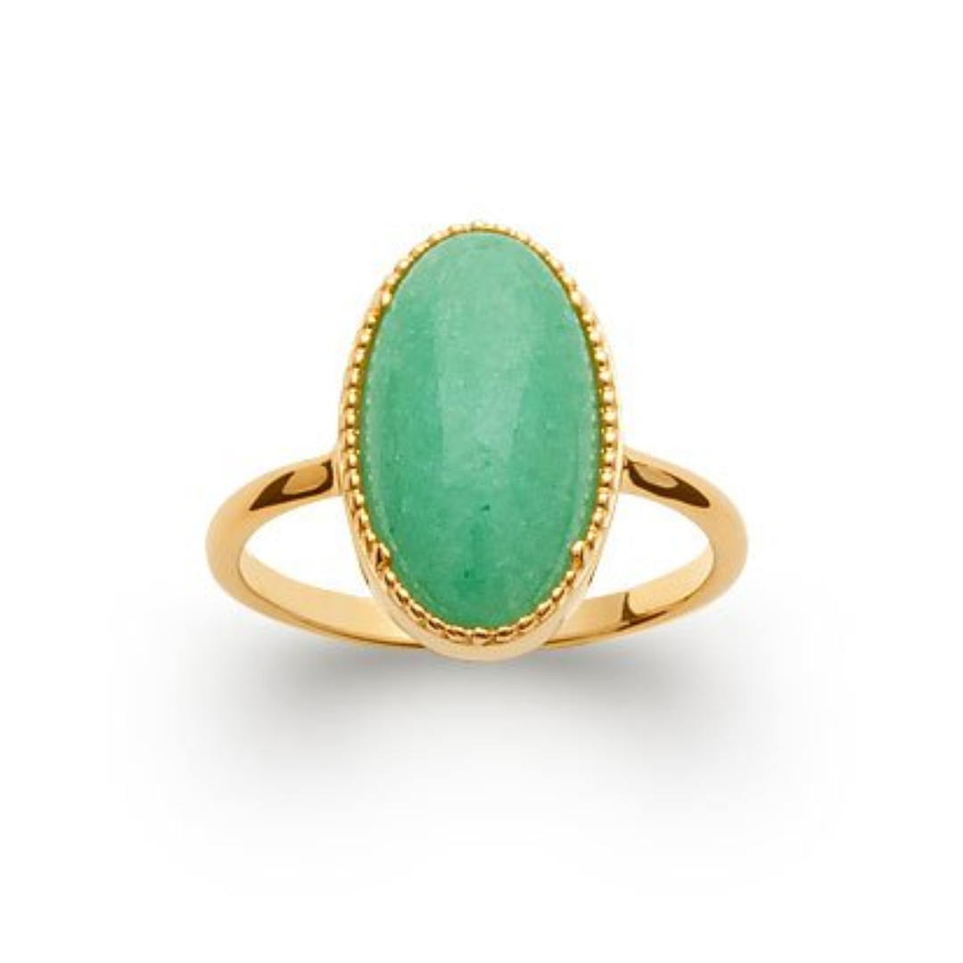 Aventurine ‘Judith’ Ring