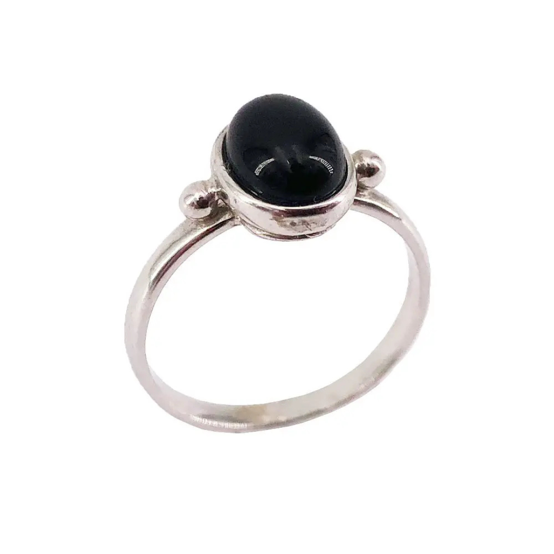 Camille Black Onyx Ring