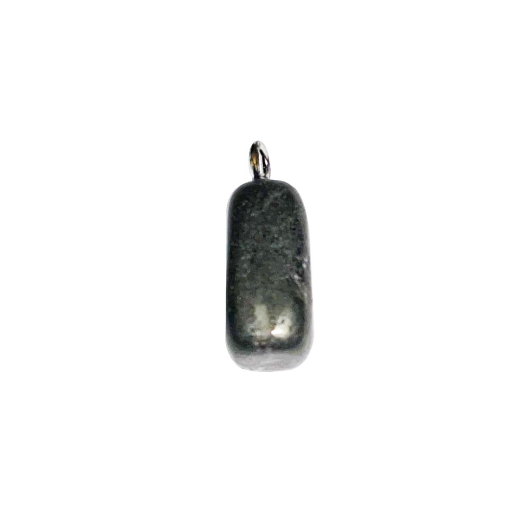Iron pyrite pendant - Tumbled Stone
