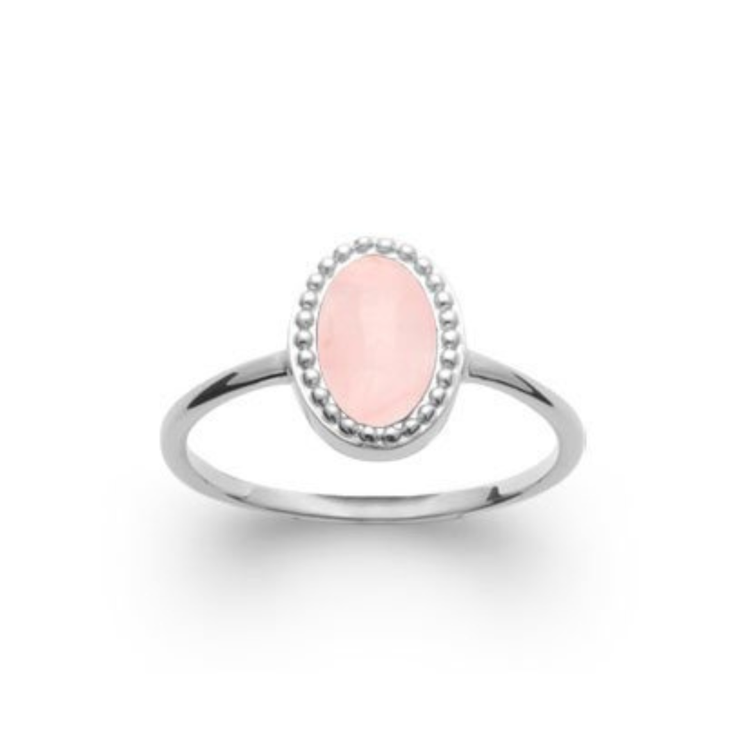Rose Quartz ‘Alexandra’ Ring