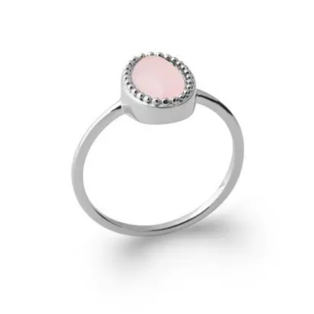 Rose Quartz ‘Alexandra’ Ring