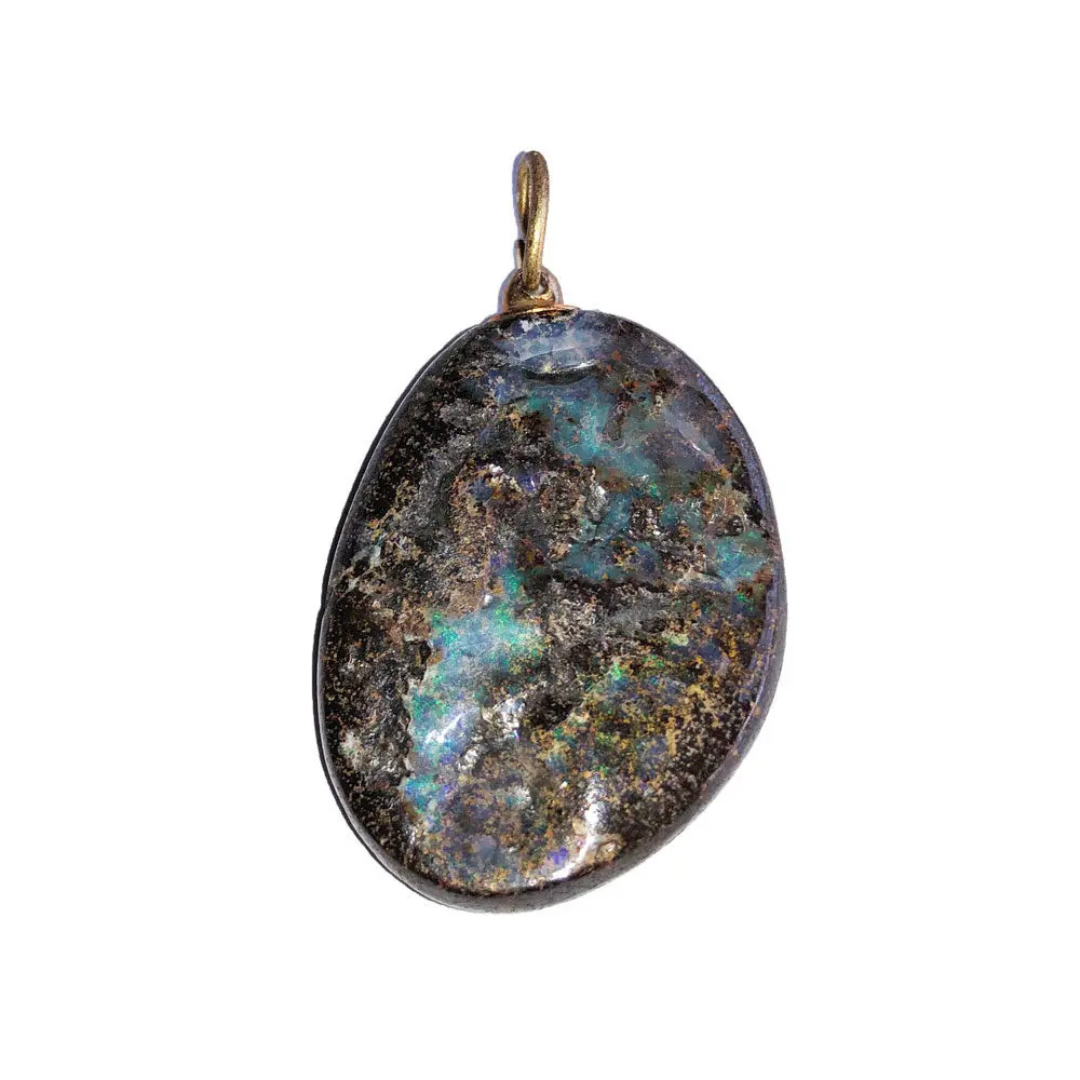 Australian Opal Pendant - Tumbled Stone