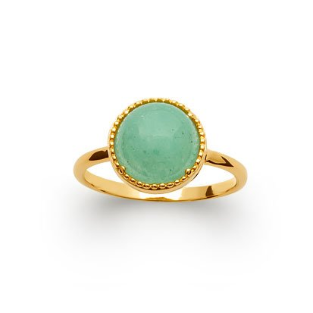 Aventurine ‘Constantine’ Ring