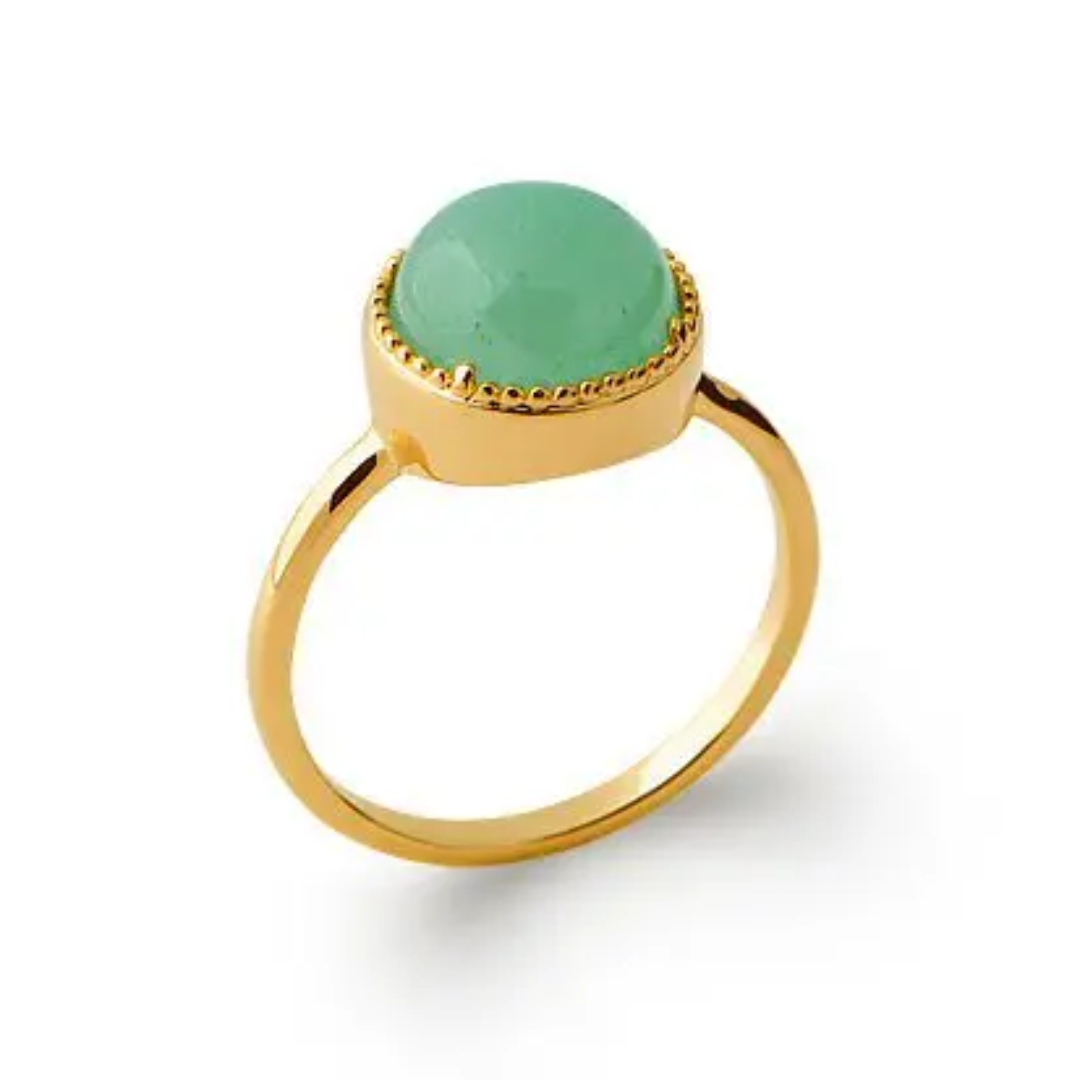 Aventurine ‘Constantine’ Ring