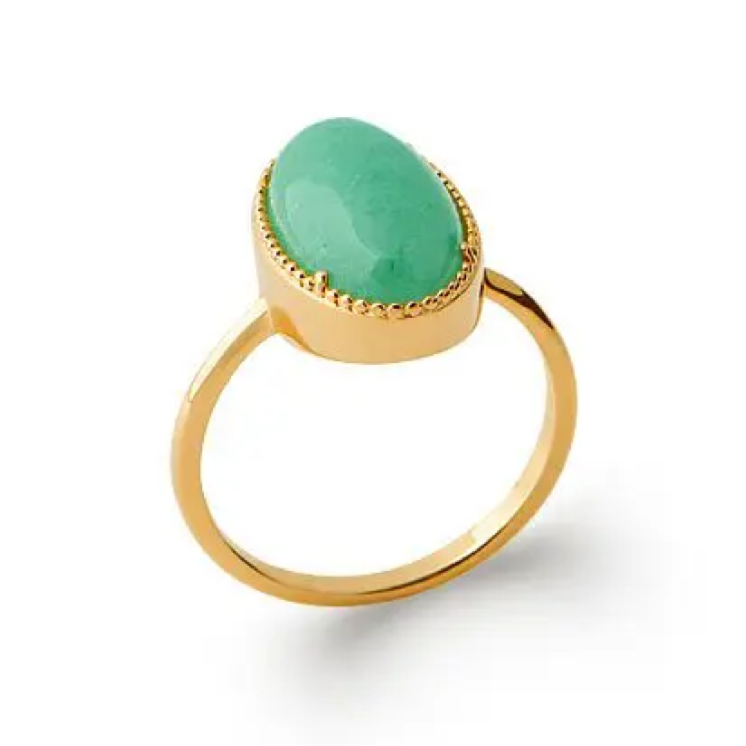 Aventurine ‘Judith’ Ring