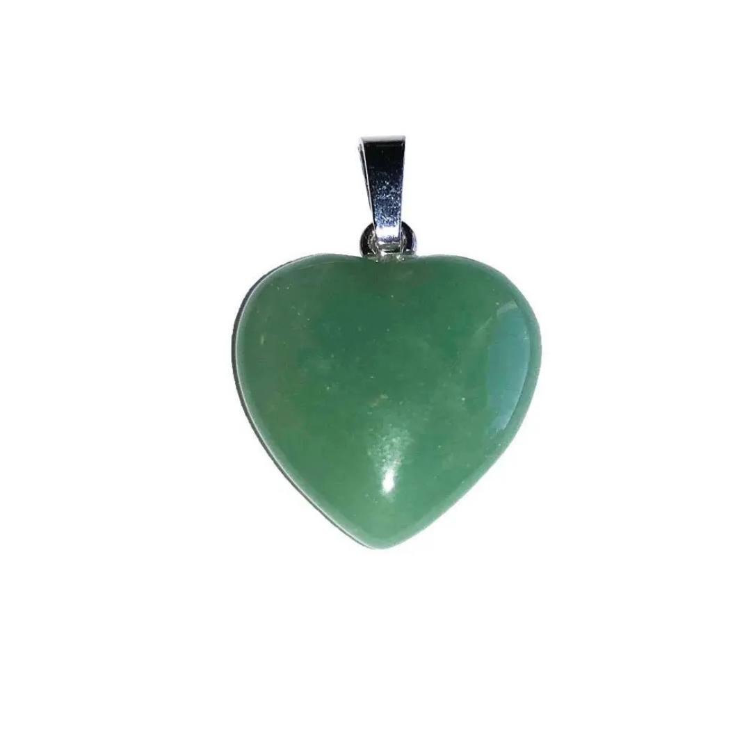 Aventurine Pendant – Heart Shaped