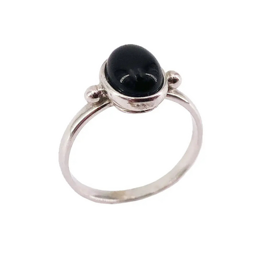 Camille Black Onyx Ring