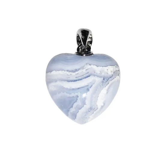 Chalcedony Pendant – Heart Shaped