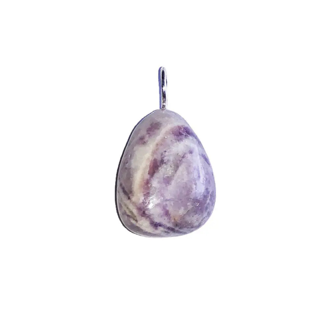 Charoite Pendant - Tumbled Stone