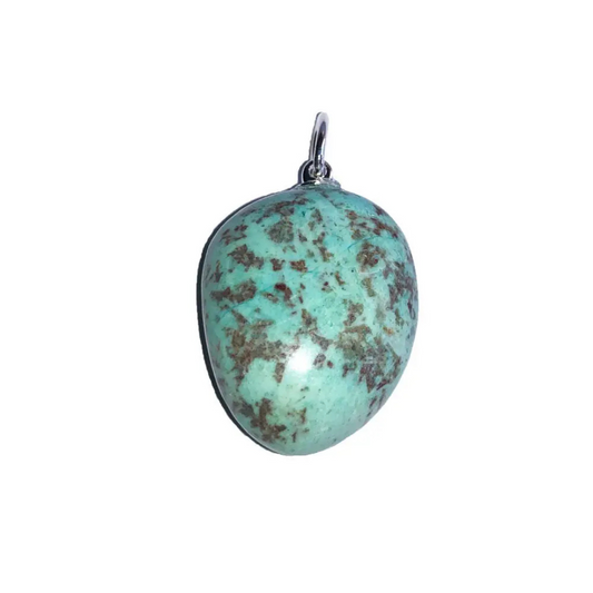 Chrysocolla Pendant - Tumbled Stone