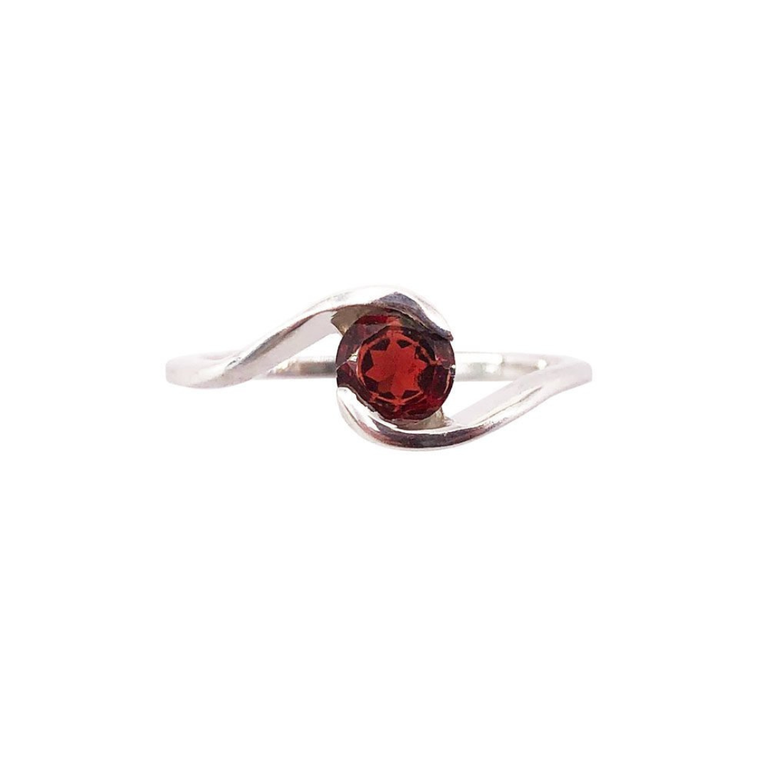 Doriane Red Garnet Ring