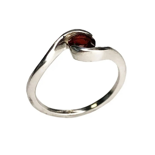 Doriane Red Garnet Ring