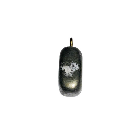 Iron pyrite pendant - Tumbled Stone