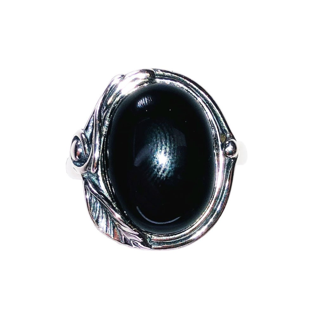 Justine Black Onyx Ring