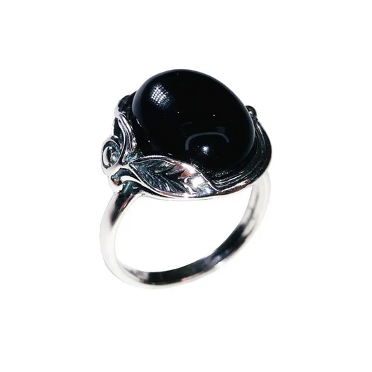 Justine Black Onyx Ring