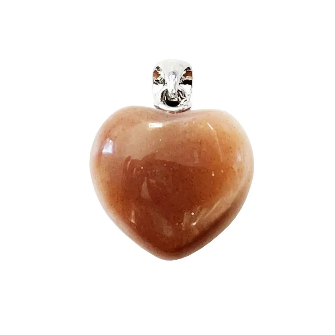 Moonstone Pendant – Heart Shaped