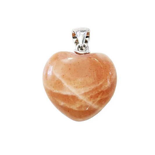 Moonstone Pendant – Heart Shaped