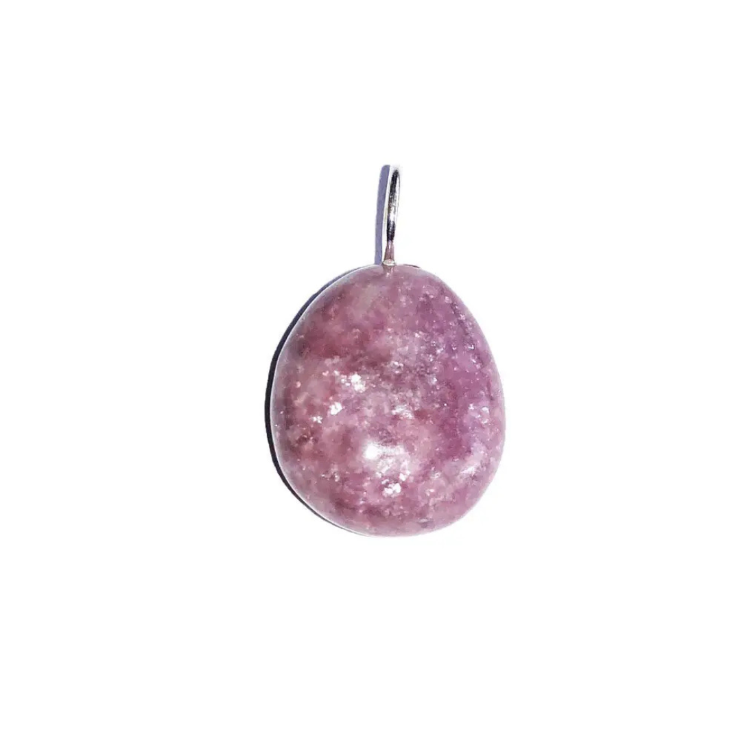 Pink Tourmaline Pendant - Tumbled Stone