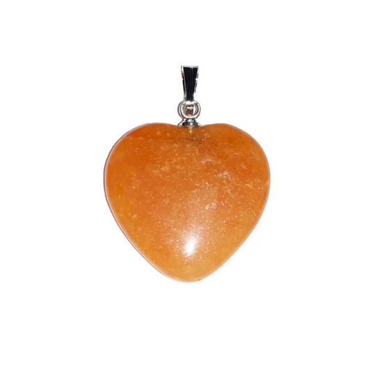 Red Aventurine Pendant – Heart Shaped