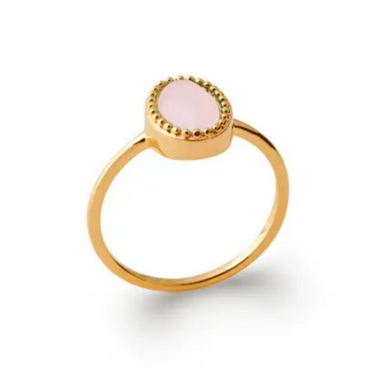 Rose Quartz ‘Alexandra’ Ring