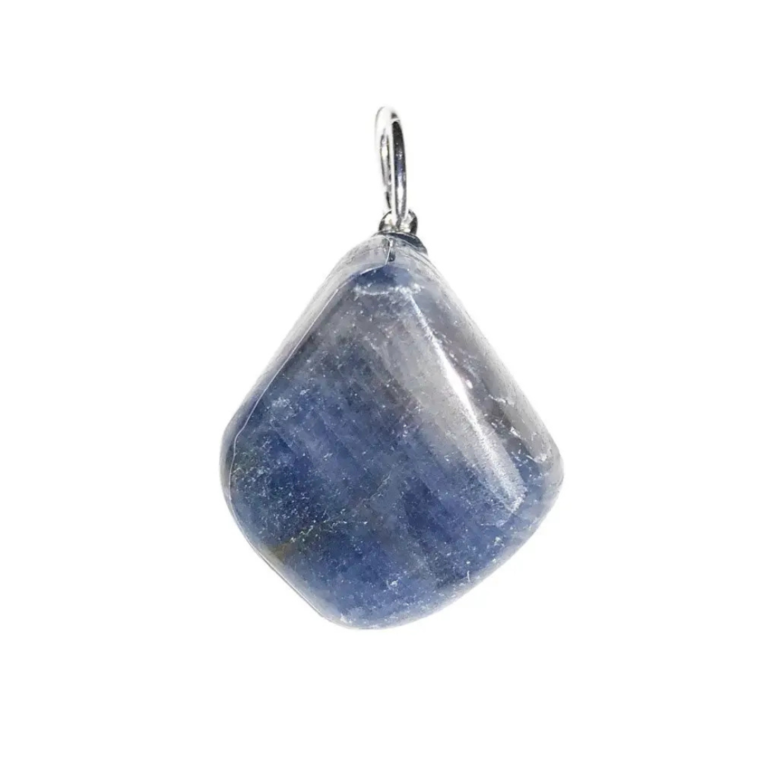 Sapphire Pendant - Tumbled Stone