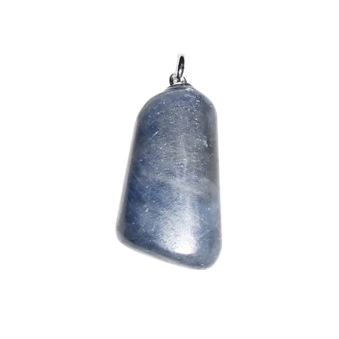 Sapphire Pendant - Tumbled Stone