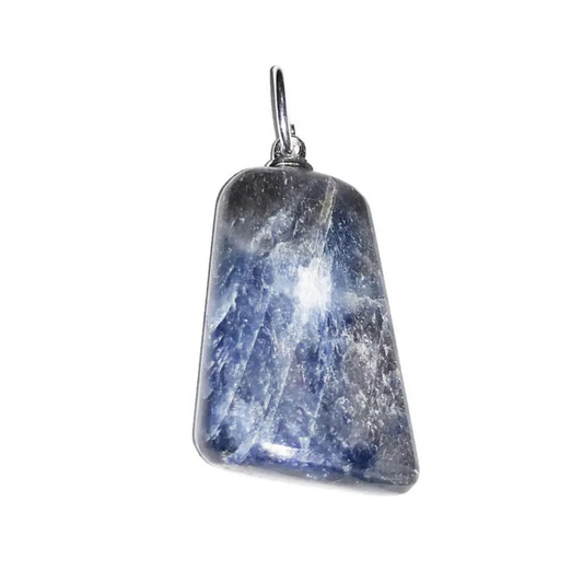 Sapphire Pendant - Tumbled Stone