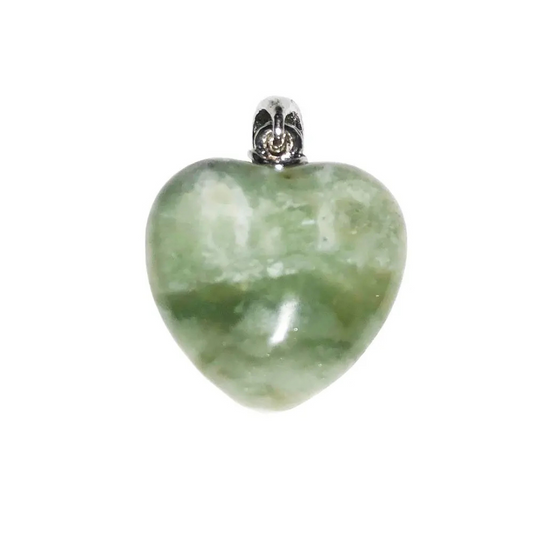 Serpentine Pendant – Heart Shaped