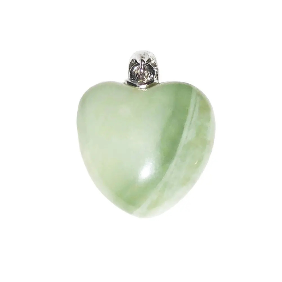 Serpentine Pendant – Heart Shaped