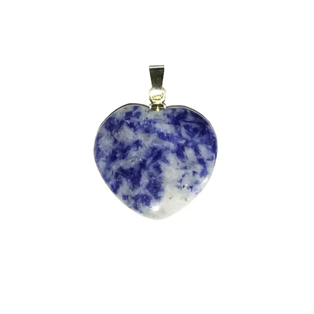 Sodalite Pendant – Heart Shaped