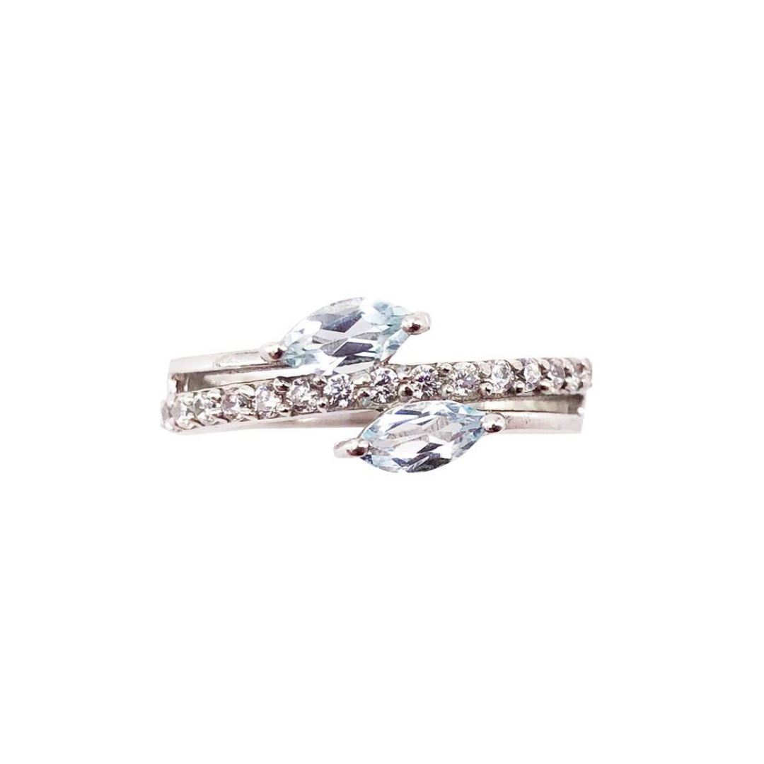 Valentine Blue Topaz Ring