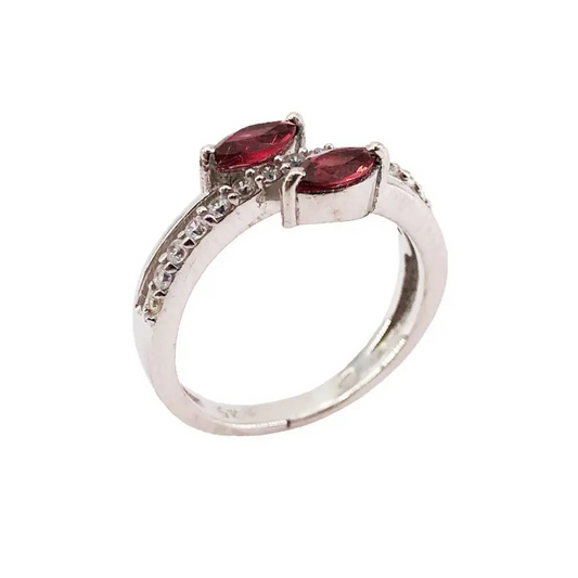 Valentine Red Garnet Ring