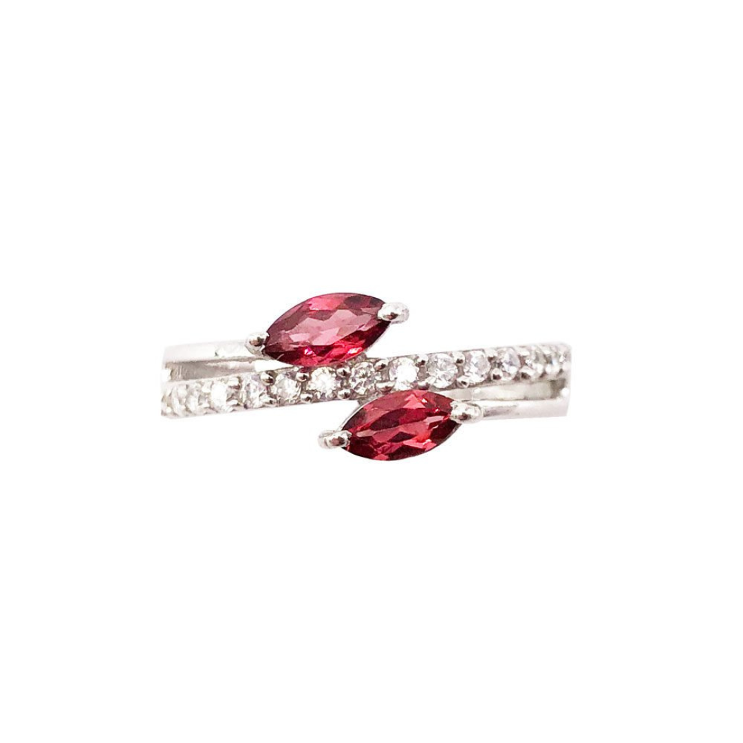 Valentine Red Garnet Ring